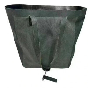 MARC JACOBS Black Tote Leather Straps Vinyl Sturdy Large Purse Women